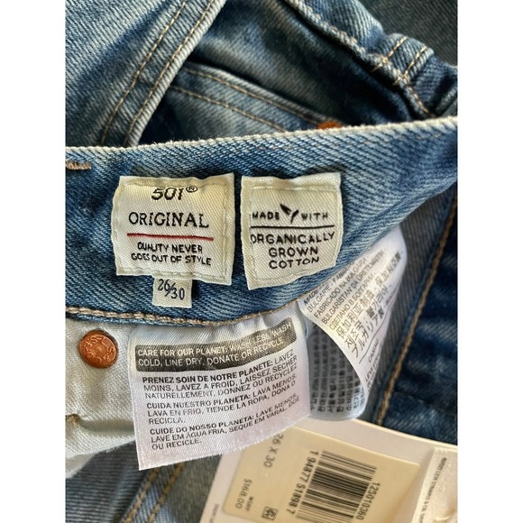 Levi's Made And Crafted Women's 501 Original Fit Selvedge Jeans Size 26X30 NWT - Picture 9 of 12